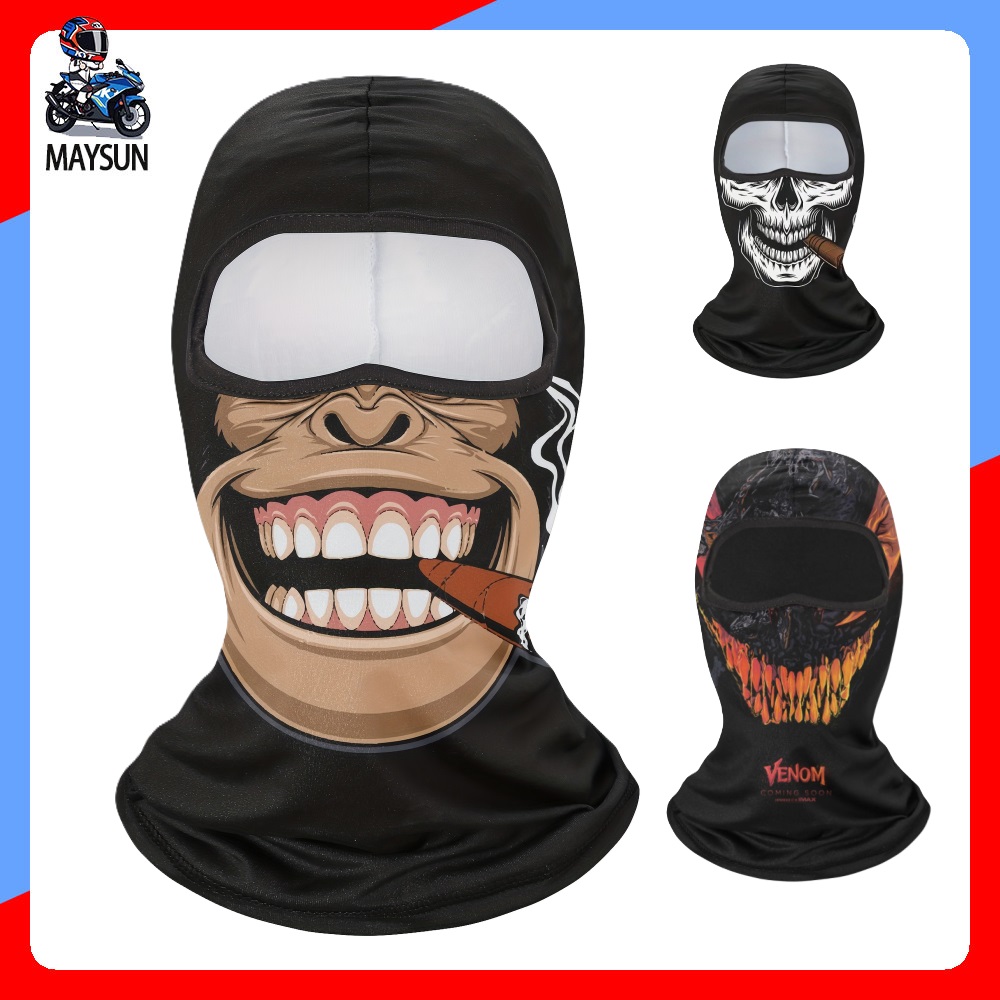 Balaclava Ski Mask - Outdoor Sunscreen New Venom Ski Mask