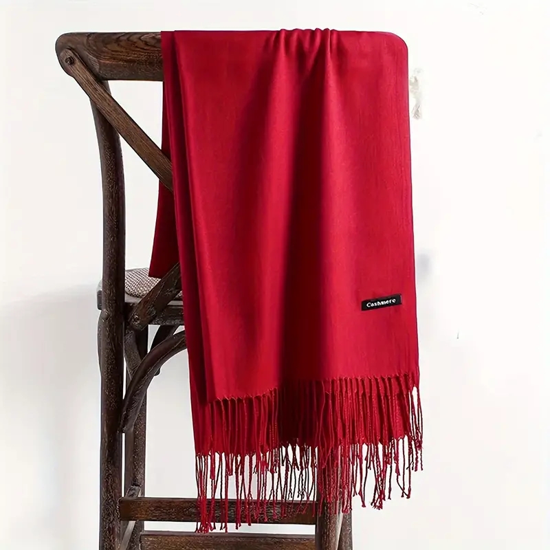 Women's Pashmina Scarf Shawls  - Shawl Wrap Winter ulasan dan harga