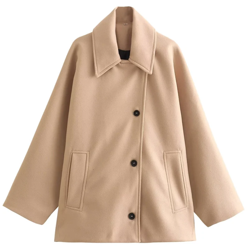 HXAO Women's Jacket Outerwears - Wool Coat Peacoat ulasan dan harga