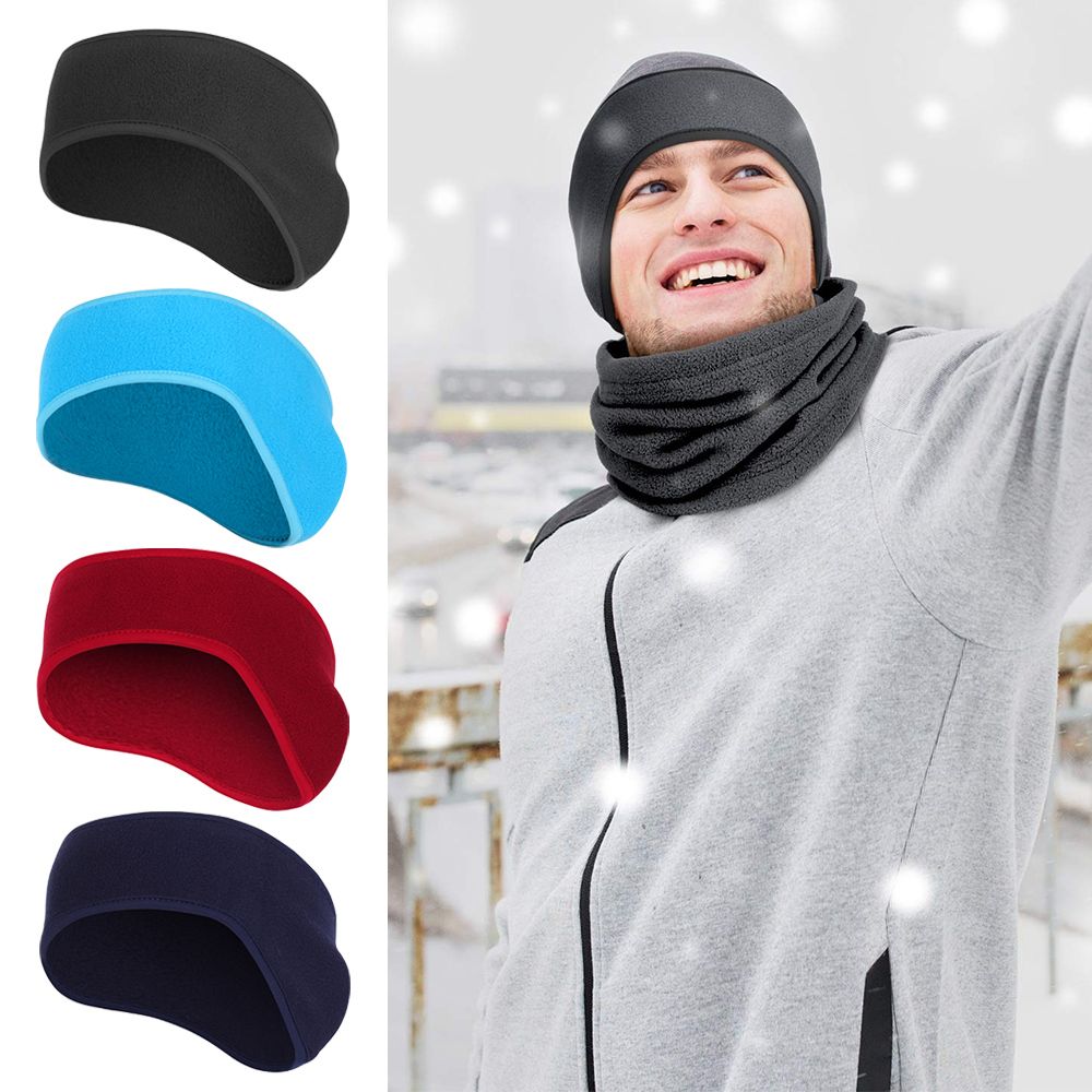 1Pcs Hair Bands Hair Sweat Fle - Fleece Ear Warmer Band ulasan dan harga