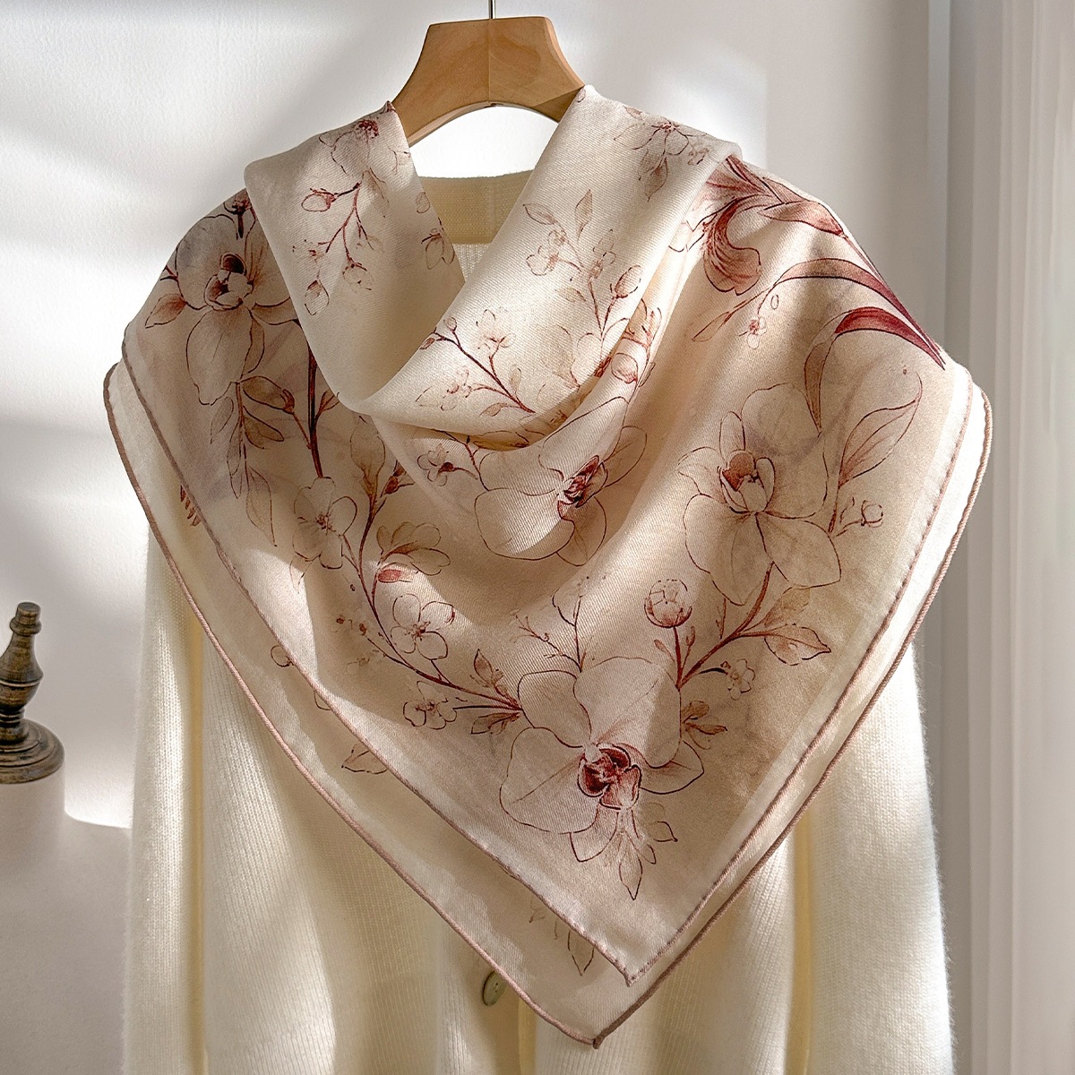 2026 Luxury Premium 100% Wool  - Shawl Wrap Winter ulasan dan harga
